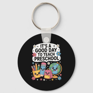Preschool Teacher Back To School Cute Design Keychain
