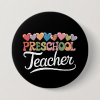 Preschool Teacher First Day Groovy Back To School 