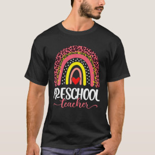 Preschool Teacher First Day School For Teachers Ra T-Shirt