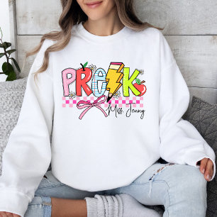 Preschool Teacher Fun and Colourful Cozy Sweatshirt