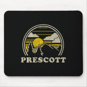 Prescott Arizona Az T Shirt Vintage Hiking Mountai Mouse Pad