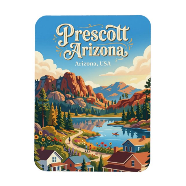 Prescott Arizona Magnet (Vertical)