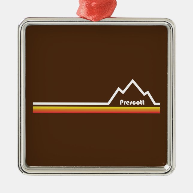 Prescott, Arizona Metal Ornament (Front)