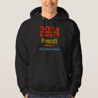 Prescott Arkansas AR Total Solar Eclipse 2024 4 Hoodie
