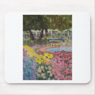 Prescott Park Garden Poppies Portsmouth NH Mouse Pad
