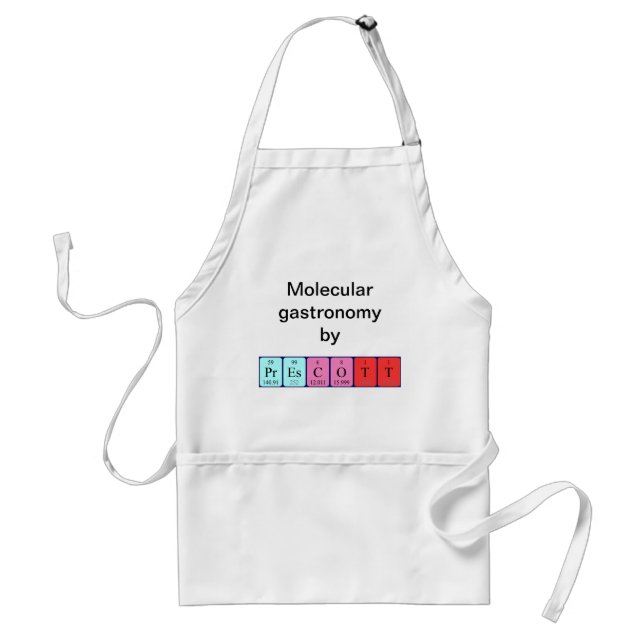 Prescott periodic table name apron (Front)