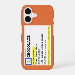 Prescription Chocolate Personalized iPhone 16 Case