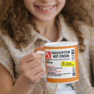 Prescription Cocoa Personalized Custom Funny Coffe Coffee Mug