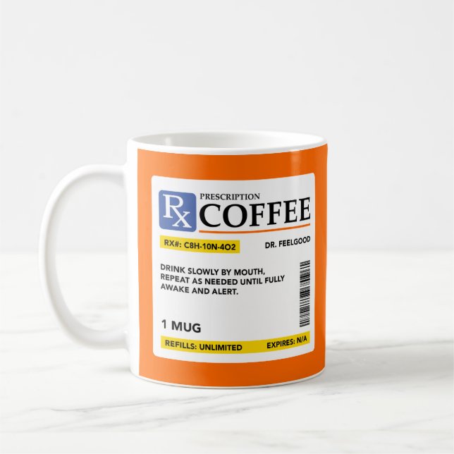 Prescription Coffee Mug (Left)