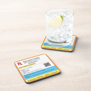 Prescription Designed  Coaster