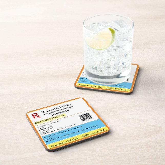 Prescription Designed  Coaster (Right Side)