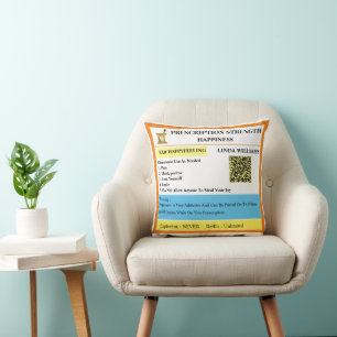 Prescription Designed   Throw Pillow