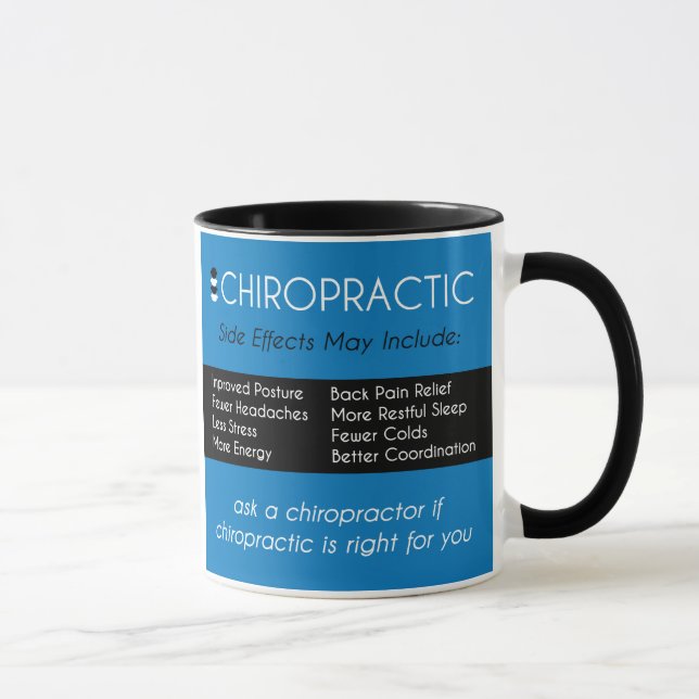 Prescription for Chiropractic - Side Effects Mug (Right)