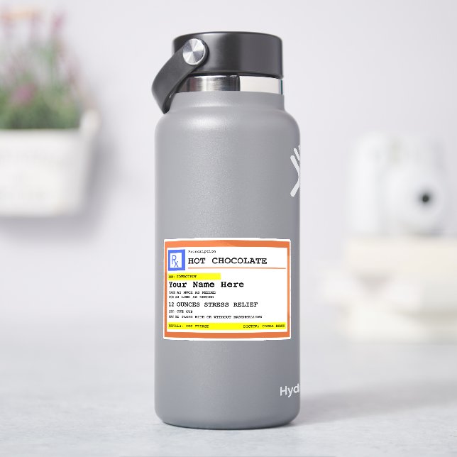 Prescription Hot Chocolate Personalized   (HydroFlask)