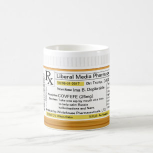 Prescription RX de tasse de Covfefe