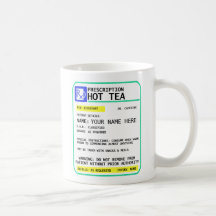 Prescription Tea Mug, funny mug
