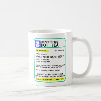 Prescription Tea Mug, funny mug