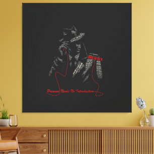 Presence Needs No Introduction Gentleman Ty... Canvas Print