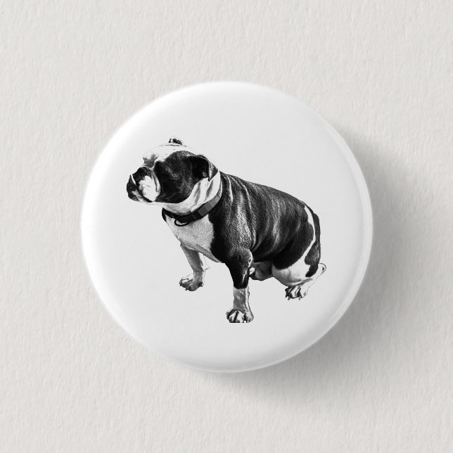 Present and Patient 1 Inch Round Button (Front)