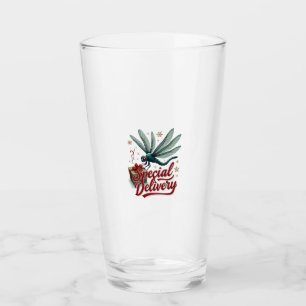 Present Delivery Dragonfly Glass