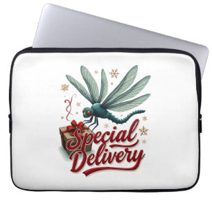 Present Delivery Dragonfly Laptop Sleeve