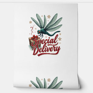 Present Delivery Dragonfly Wallpaper
