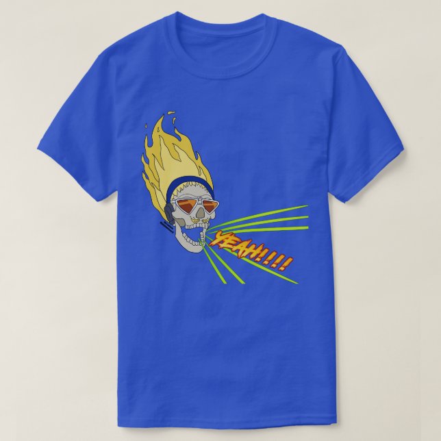 Present Mic Screaming Skull T-Shirt (Design Front)