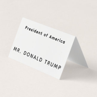 Present paper business card