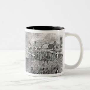 Present state of the British Museum Two-Tone Coffee Mug