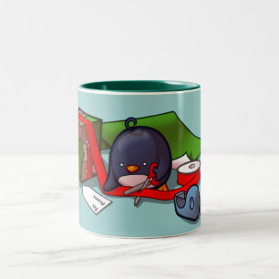 Present-Wrapping Penguin Mug