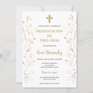 Presentación de Tres Años  Invitation