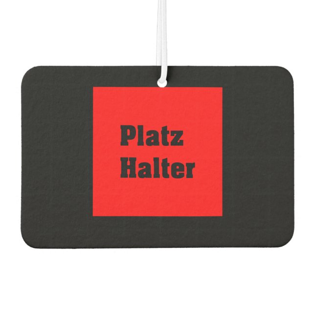 presentation air freshener (Front)