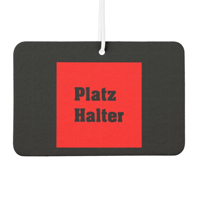 presentation air freshener (Front)