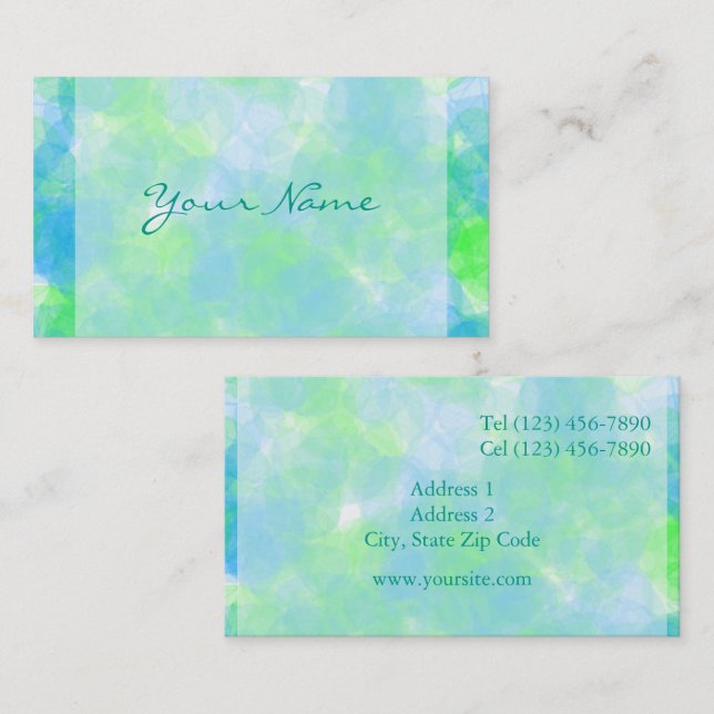 Presentation Card - Natural (Front/Back)