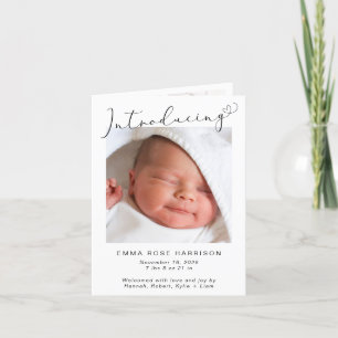 Présentation de Photos Faire-part de naissance béb