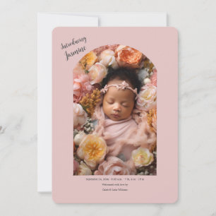 Présentation du Faire-part de naissance photo pour