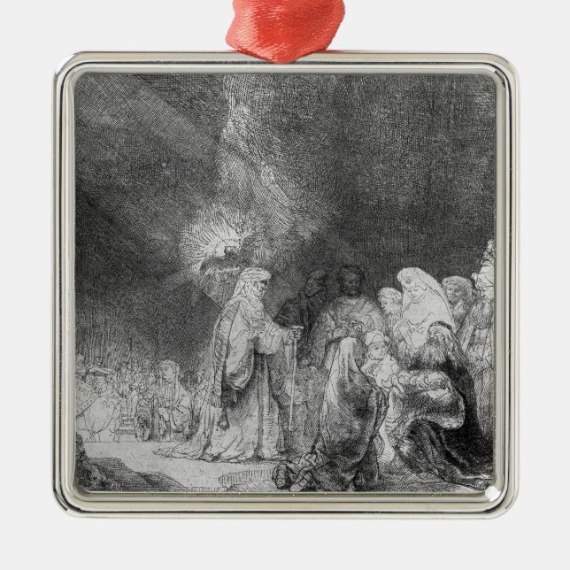 Presentation in the Temple 2 Metal Ornament (Front)