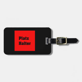 presentation luggage tag