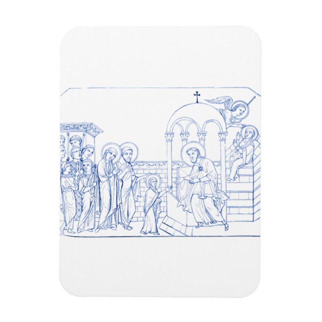 Presentation of the Blessed Virgin Mary Magnet (Vertical)