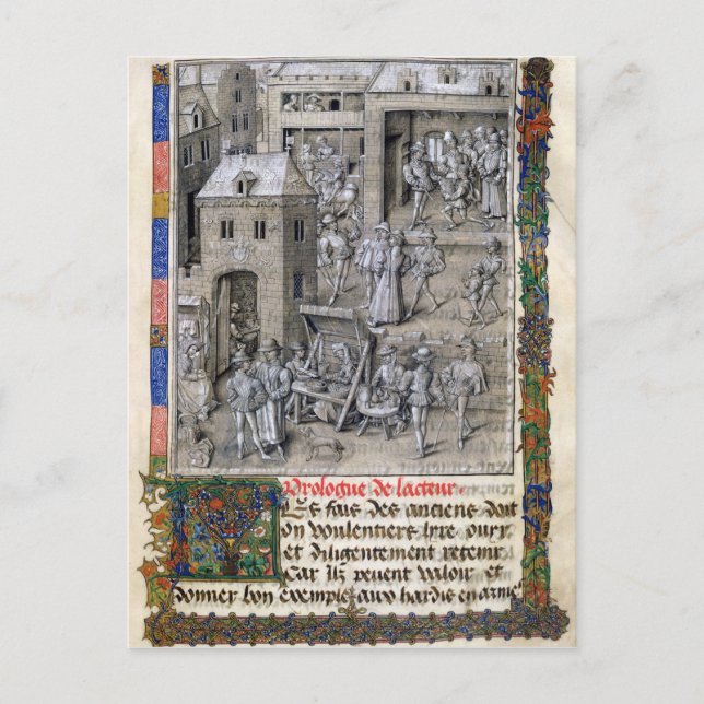 Presentation of the book to Philippe Le Bon Postcard (Front)