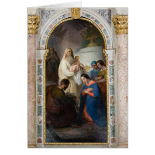Présentation religieuse catholique Jésus Temple