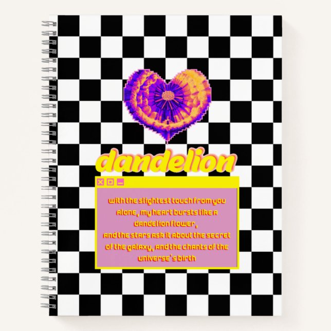 Presentation : The effect of love in the big bang Notebook (Front)