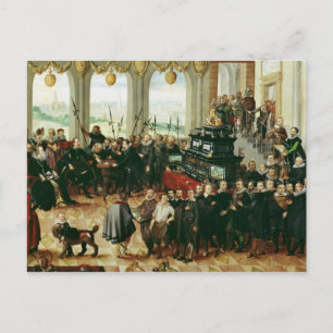 Presentation to Duke Phillip II Postcard