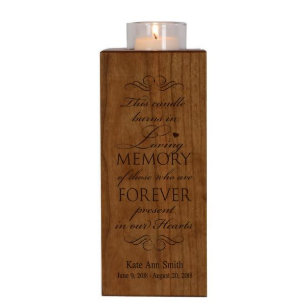 Présente Dans Nos Coeurs Cherry Wood Candle Déte
