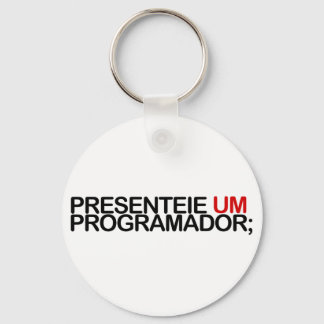 Presenteie um programador keychain