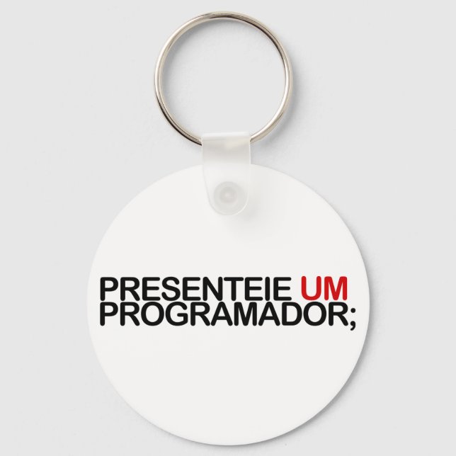 Presenteie um programador keychain (Front)