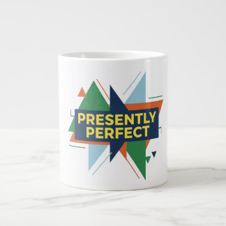 Presently Perfect Abstract Modern Design Large Coffee Mug