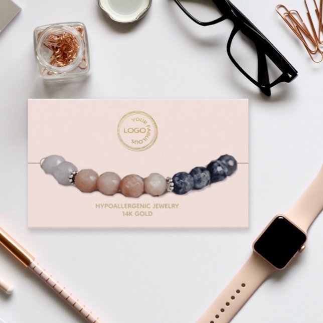 Présentoir à bracelets Ajoutez votre logo Carte de (Créateur téléchargé)