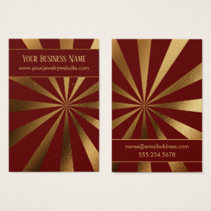 Présentoir de porte-anneaux de couleur bordeaux av