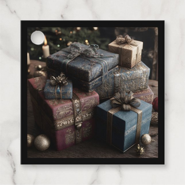 Presents Favour Tags (Front)